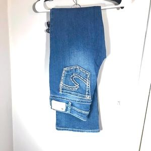 Silver jeans co. Suki bootcut mid rise jeans size 30x32 Preowned.